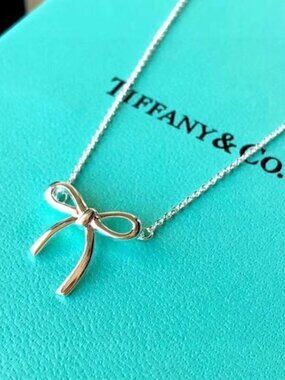 Tiffany & Co. Simple Bow Necklace